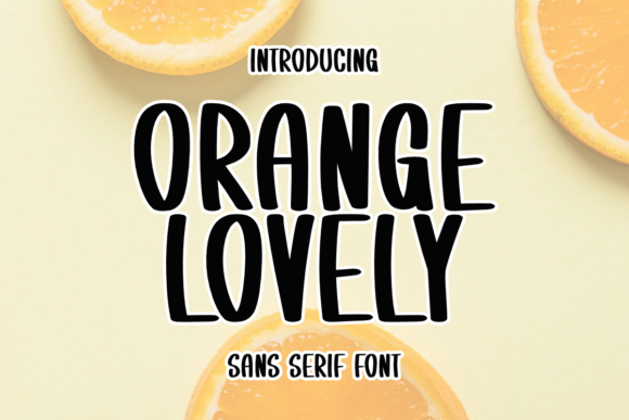 Orange Lovely Font - Featured Image