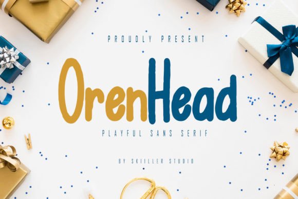 Orenhead Font - Featured Image