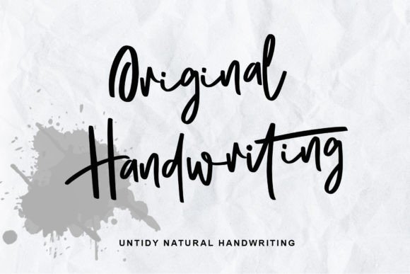 Original Handwriting Font - Featured Image