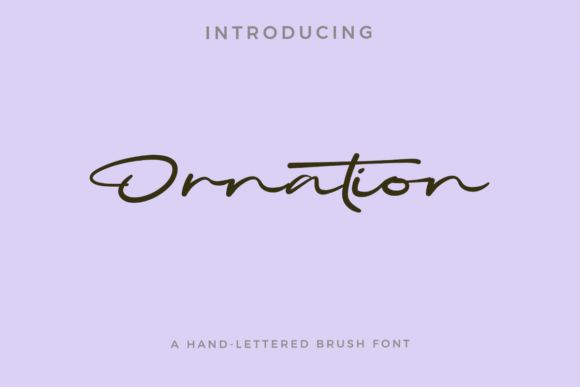 Ornation Font - Featured Image