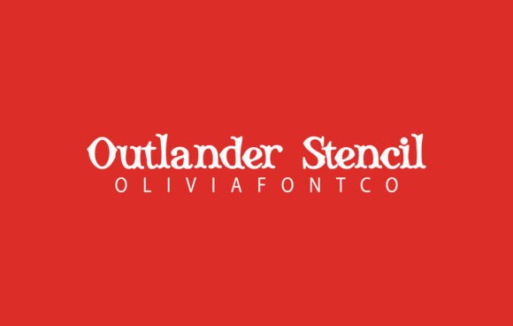 Outlander Stencil Font - Featured Image