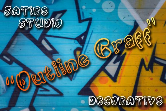Outline Graff Font - Featured Image