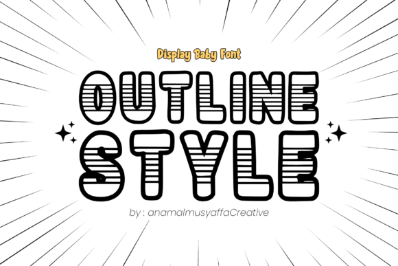Outline Style Font - Featured Image