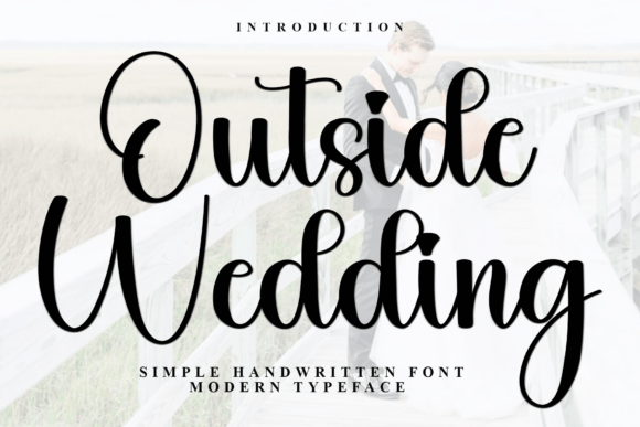 Outside Wedding Font - Featured Image