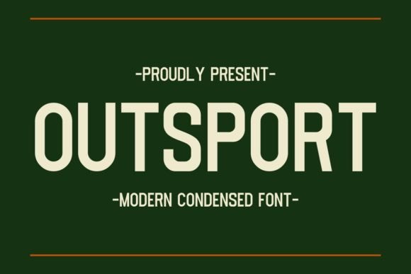 Outsport Font - Featured Image