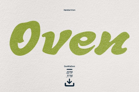 Oven Font - Featured Image