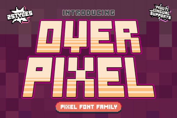 Over Pixel Font - Featured Image