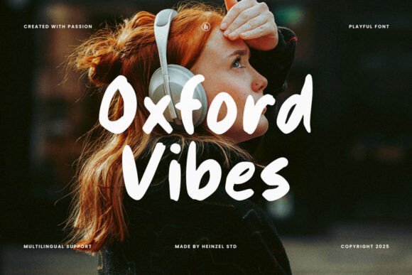Oxford Vibes Font - Featured Image