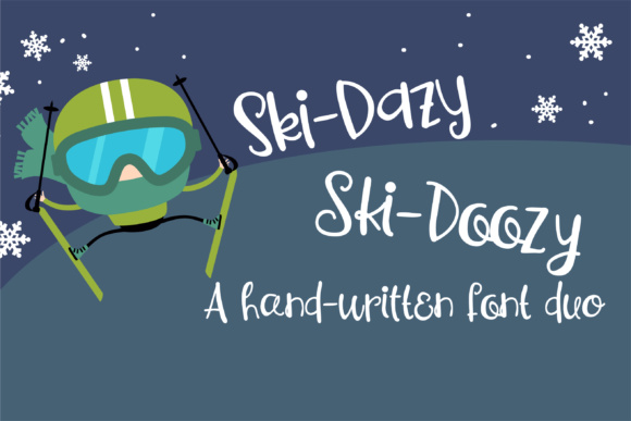 PN Ski-Doozy and Ski-Dazy Font Duo Font - Featured Image