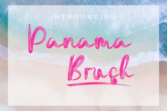 Panama Brush Font - Featured Image