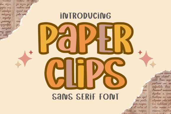 Paper Clips Font - Featured Image