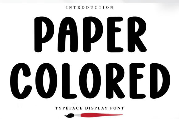 Paper Colored Font - Featured Image