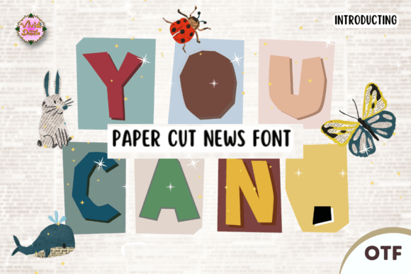 Paper Cut News Font - Featured Image