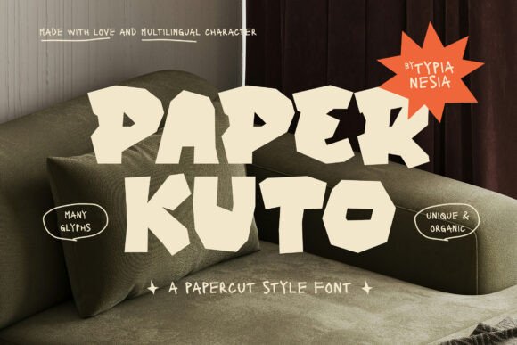 Paper Kuto Font - Featured Image