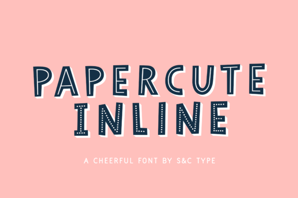 Papercute Inline Font - Featured Image