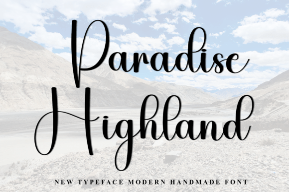 Paradise Highland Font - Featured Image