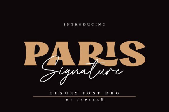 Paris Signature Font - Featured Image