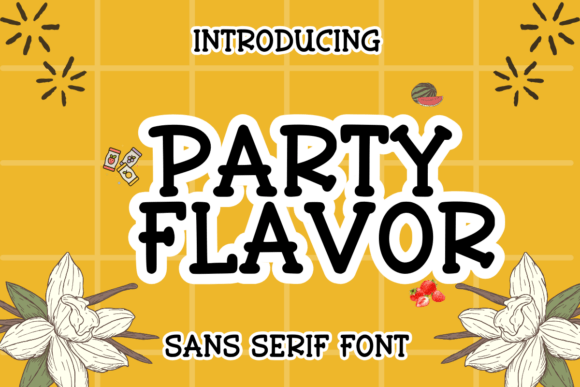 Party Flavor Font - Featured Image