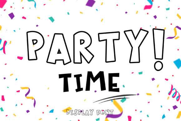 Party Time Font - Featured Image