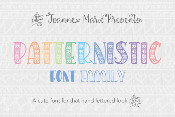 Patternistic Font - Featured Image