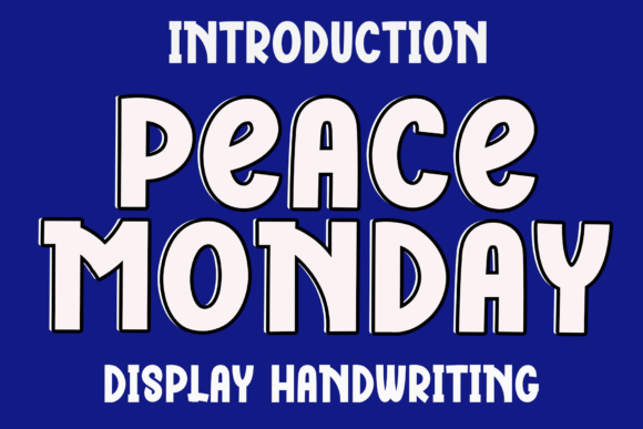 Peace Monday Font - Featured Image