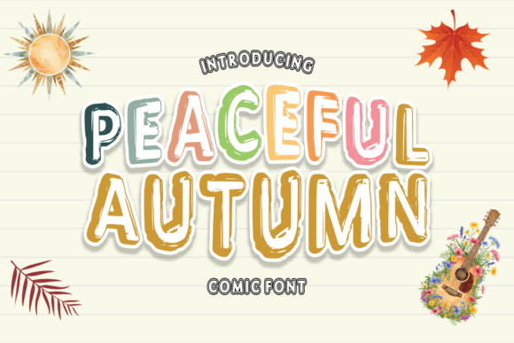 Peaceful Autumn Font - Featured Image
