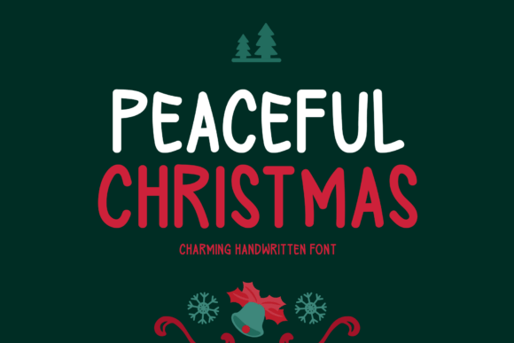 Peaceful Christmas Font - Featured Image