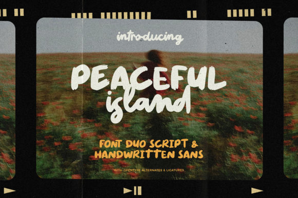 Peaceful Island Font - Featured Image