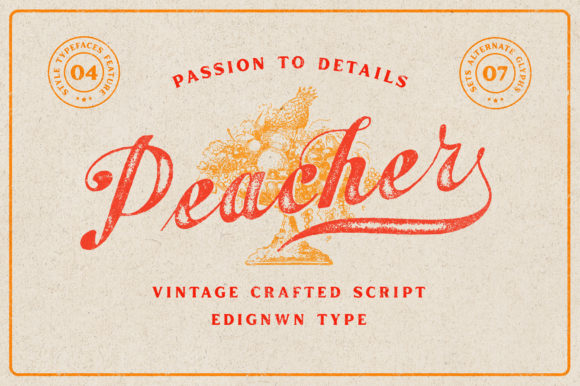 Peacher Font - Featured Image