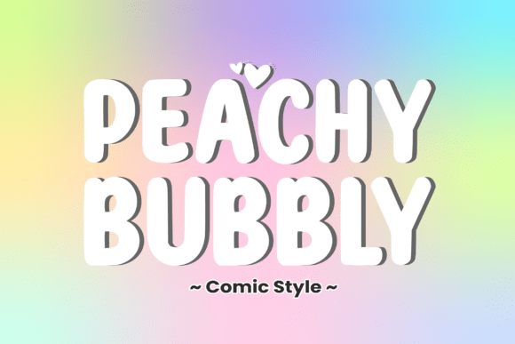 Peachy Bubbly Font - Featured Image