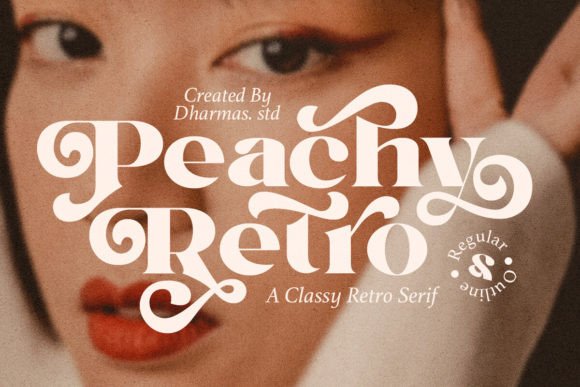 Peachy Retro Font - Featured Image