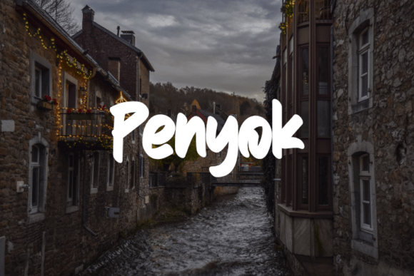 Penyok Font - Featured Image