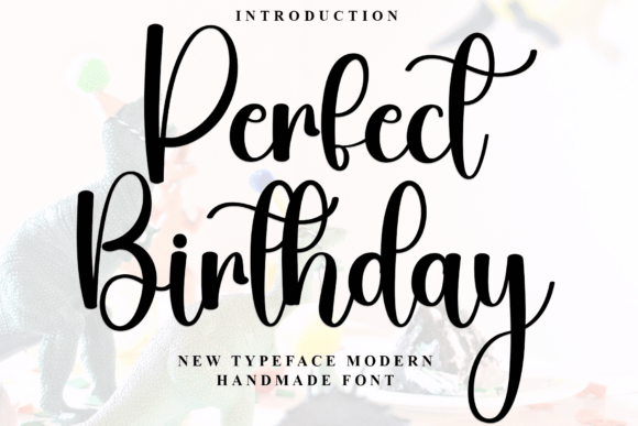 Perfect Birthday Font - Featured Image