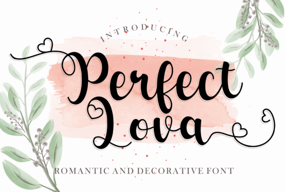 Perfect Lova Font - Featured Image