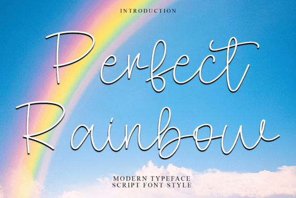Perfect Rainbow Font - Featured Image