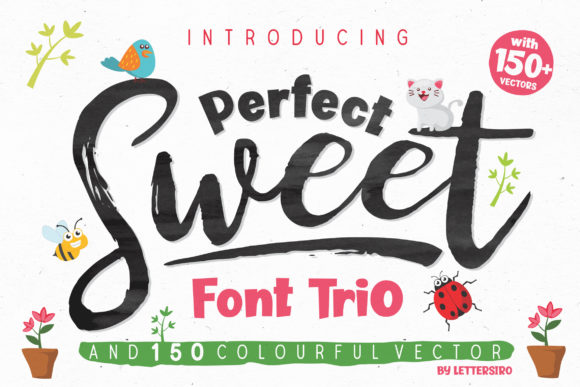 Perfect Sweet Trio Font - Featured Image