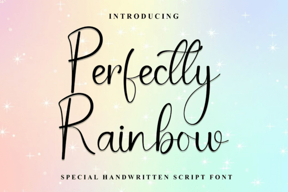 Perfectly Rainbow Font - Featured Image