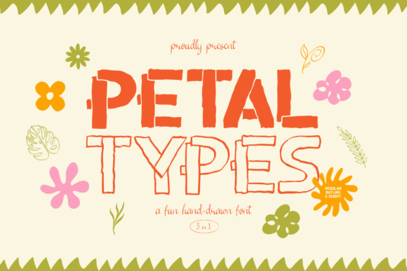 Petal Types Font - Featured Image