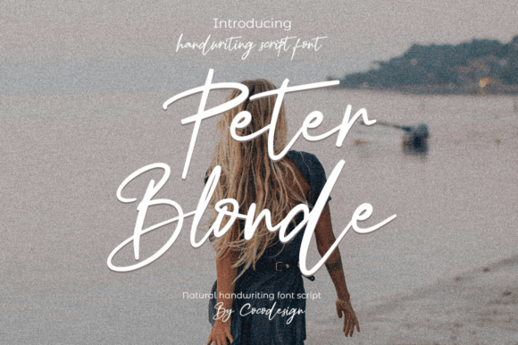 Peter Blonde Font - Featured Image