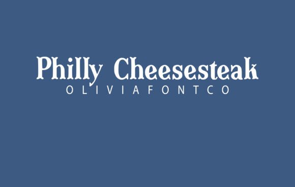 Philly Cheesesteak Font - Featured Image