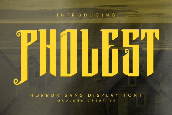 Pholest Font - Featured Image