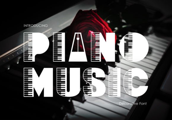 Piano Music Font - Featured Image