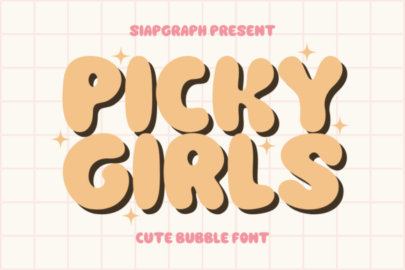 Picky Girls Font - Featured Image