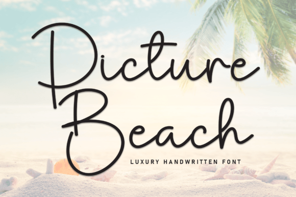 Picture Beach Font - Featured Image