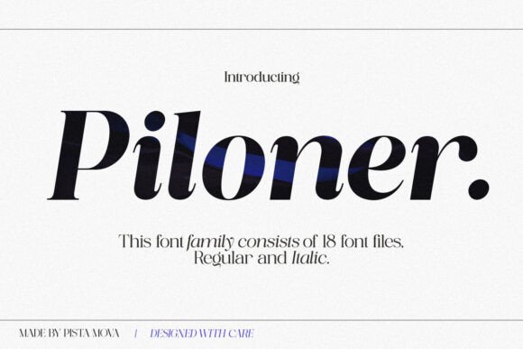Piloner Font - Featured Image