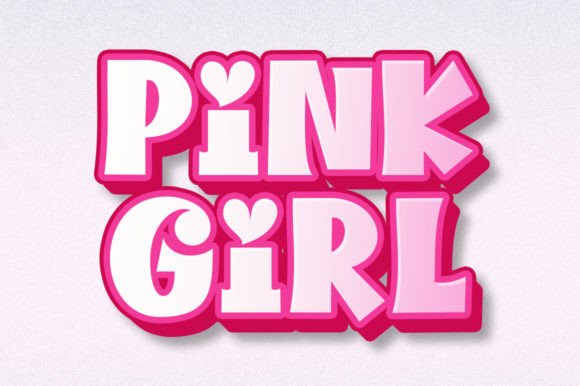 Pink Girl Font - Featured Image