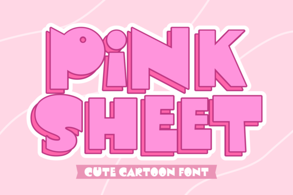 Pink Sheet Font - Featured Image