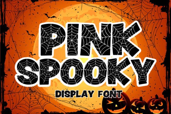 Pink Spooky Font - Featured Image
