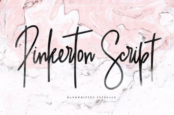 Pinkerton Script Font - Featured Image