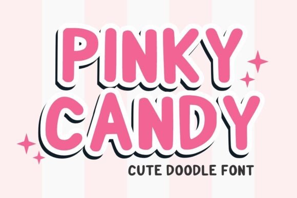 Pinky Candy Font - Featured Image